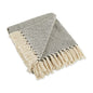 DII Global, Fields of Diamond Woven Throw, 50x60, Mineral - color: Mineral