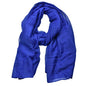 Women's Cotton Scarves Lady Light Soft Fashion Solid Scarf Wrap Shawl - color: Loyal Blue
