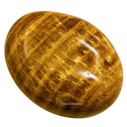 Amazing Gemstone Aragonite Crystals and Healing Stones - Large Palm Stone Crystals Piedra - Crystal for Good Luck, Balanced Positive Energy, Meditation - Unique Stocking Stuffers Gifts for Women, Men - color: Aragonite