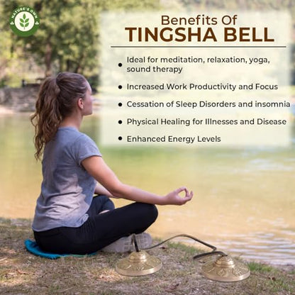 Tibetan Tingsha Bells Cymbals Meditation Chime Bells, 6.3 cm Percussion Instrument, with Cloth Bag, Embossed 8 Lucky Symbols, Ideal for Yoga, Mindfulness, Spiritual Healing, and Sound Therapy - color: 8 Lucky Symbols