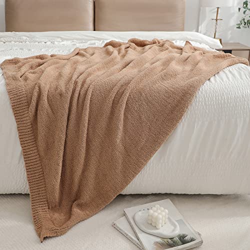 bearberry Super Soft Fluffy Throw Blanket Lightweight Cozy Warm Throw Blankets for Couch Bed Sofa All Season (Camel, 40”x50”) - color: Camel, size: Kids(40″x50″)