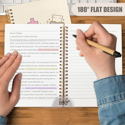 WUCHJ Dental Gifts Notebook,Yellow Dental Hygienist Assistant Journal, Retro Pink Floral Tooth Spiral Notebook Journal for Note Taking, Dentist Office Supplies, 5.5x8.3 Inch - color: yellow tooth heart