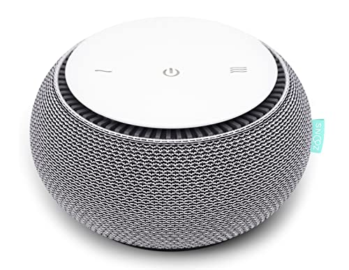 SNOOZ Smart White Noise Machine - Real Fan Inside for Non-Looping Sound, Portable Sleep Aid for Adults, Dogs, Travel, Home, Bedroom, Sleeping, Office Privacy, Therapy, & Baby Registry Essential- Cloud - color: Cloud