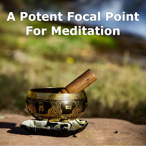 Meditation Accessories Gift Set With Guide: 4.5" Tibetan Singing Bowl Set,150 pcs Handmade Incense Variety Pack: Frankincense, Patchouli, Amitabha Buddha, Rose, Sandalwood, With Incense Holder