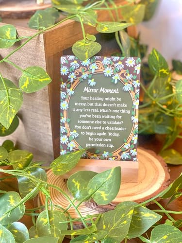 The Ladies' Room Affirmation Cards – 42 Empowering Cards for Women | Daily Self-Care, Mirror Moments & Mindfulness Prompts