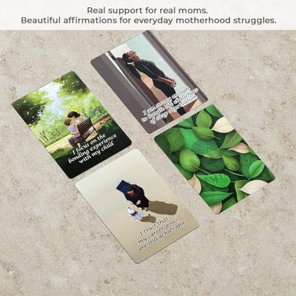 Illustrated Affirmation Cards for Mothers – 20 Original Designs with Encouraging Messages for Everyday Situations. A Distinctive Gift for New Moms & Beyond.