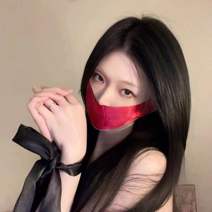 Yoga Black And Red Classic Scarf Accessories, Soft And Multifunctional Training Belt Accessories, Can Be Used For Meditation - Q