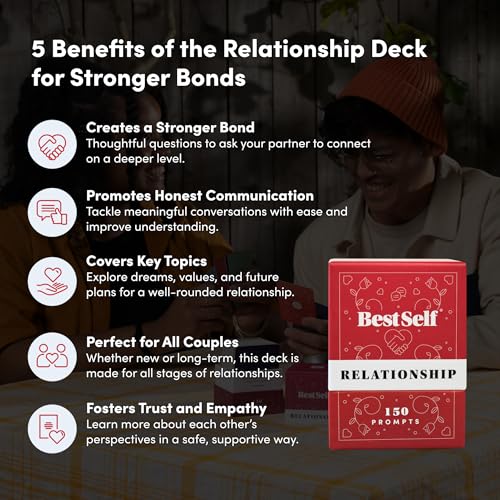 BestSelf Relationship Deck and Overcoming Burnout Journal - Create Real Relationship Conversations and a 4-Week Guided Journal to Address and Prevent Burnout