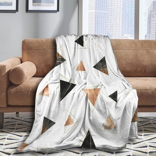 Comfort Soft Throw Blankets for Adult Child, 80S Pink Rose Gold Geometric Sherpa Plush Velvet Travel Blankets Wearable Throw, Large Blankets for Bed Couch Sofa Chair Dorm - color: Pattern 1, size: 40x50inch-kids