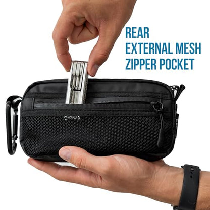 NEO Production Zipper Bags - Electronics & Camera Accessories Bag - Cable organizer, Gear Accessory Pouch, Travel Camera Essentials (Extra Small, Black) - size: X-Small