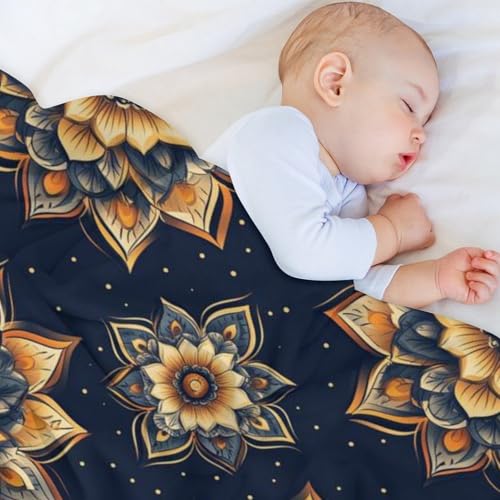 Yoga Meditation Lotus Throw Blankets Blanket Super Soft Warm Bed Blanket Couch Decorative Throw Blankets Living Room Dorm