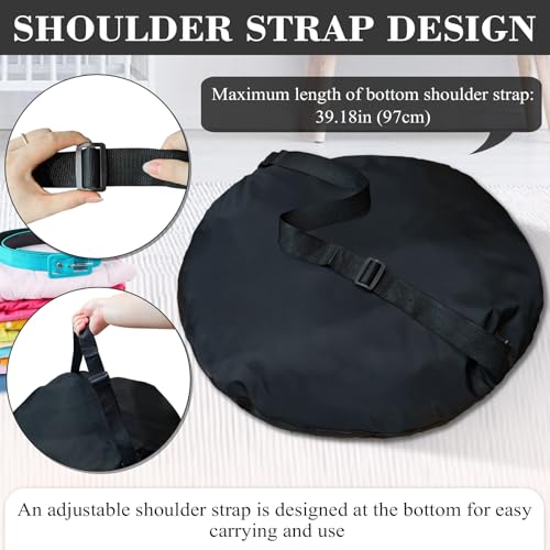 Quilt Storage Bag Large Multipurpose Storage Bag Space Saving Travel Laundry Bag Drawstring Waterproof Shoulder Duffle for Camping Outdoor Travel Home