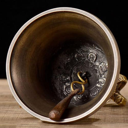 Tibetan Buddhist Meditation Bell For Home Decoration For Meditation, Prayer, Reiki, Clarity