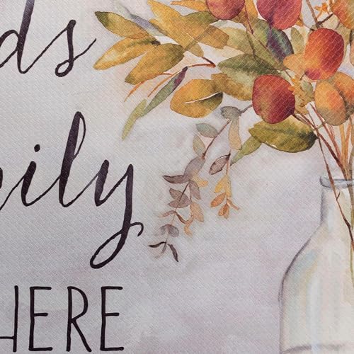 Home Dynamix SoHome Cozy Living Friends and Family Gather Eucalyptus Floral Anti-Fatigue Kitchen Mat, Grey/Yellow, 17.5"x30" - color: Grey/Yellow, size: 30"L x 17.5"W x 0.5"Th