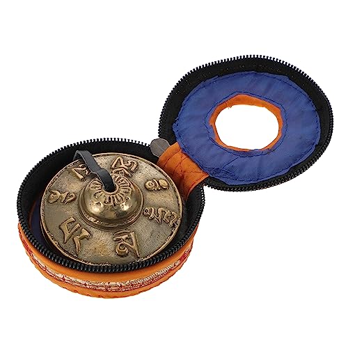 Tibetan Copper Tingsha Meditation Chime Bell Set for Yoga and Spiritual Practice Lightweight Easy to Carry for Mindfulness and Sound Therapy