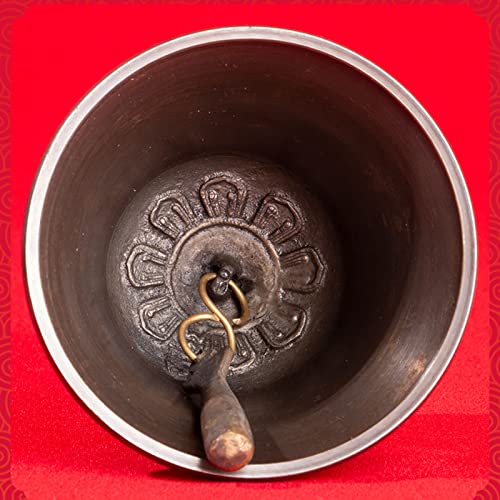 Hand Bell Puja Bronze Bell For Home Decoration, For Meditation, Prayer, Reiki, Wakefulness, Concentration, Healing Dorje Set(Medium)