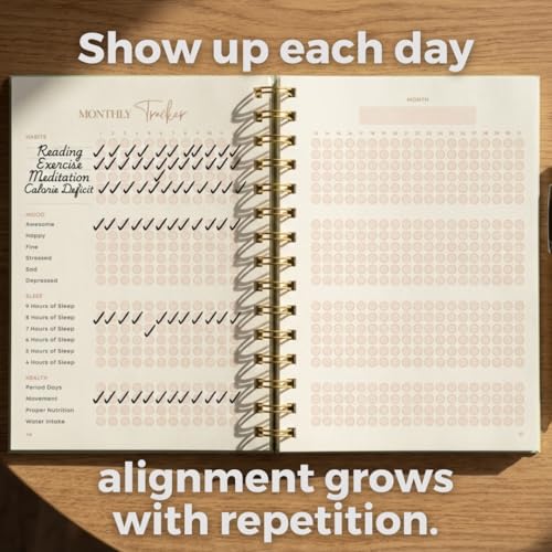 Manifestation Journal for Women | Guided 369 Method & Undated 90-Day Planner for Intentional Goal Setting - Sage Green - color: Sage Green