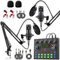 sktome Podcast Equipment Bundle for 2, V8s Voice Changer with BM-800 Podcast Microphone Bundle - Studio Condenser Microphone Perfect for Podcasting, Recording, Singing, Streaming and Gaming