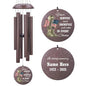 36inch Personalized Wind Chimes, Memorial Wind Chimes for US Veteran, Wind Chime for Loss of Loved Dad, Sympathy Memorial Gifts, Thank You Veteran Solider, Outdoor Decor (Produced in USA)