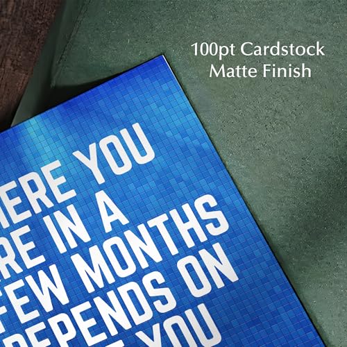 Motivational Wall Art Print, Where You Are In A Few Months Depends On What You Do Today Quote, Modern Inspirational Poster for Home Office, Daily Focus Reminder(Unframed, 11 x 14 inches) - color: Unframed, size: 14"L x 11"W