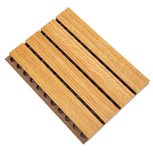 Acoustic Absorption Panel Wooden Perforated Soundproofing Board Sound Deadening - color: Assorted Color