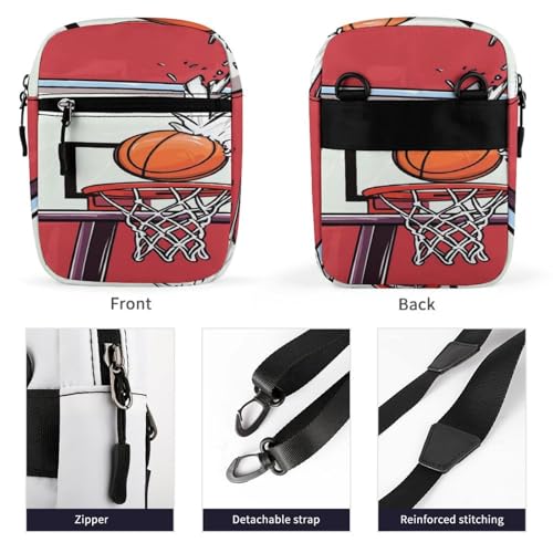 Stylish Messenger Bags Easy to Clean, Sling Backpack with Zipper, Crossbody Bag for Gym - color: Picture(341)