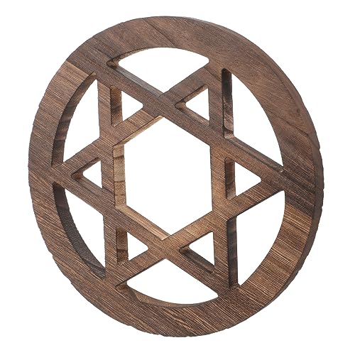 OSALADI Wooden Altar Wall Decor Ornament for Witch Rituals Rustic Home Decoration for Entryways Living Rooms and Ceremonies Versatile Altar Art