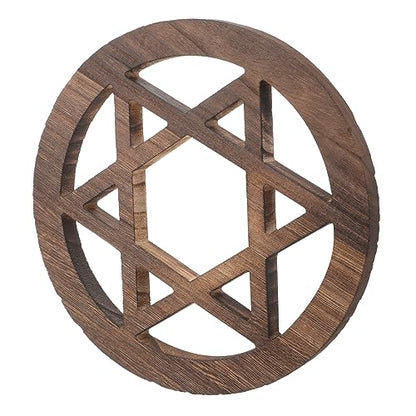 OSALADI Wooden Altar Wall Decor Ornament for Witch Rituals Rustic Home Decoration for Entryways Living Rooms and Ceremonies Versatile Altar Art