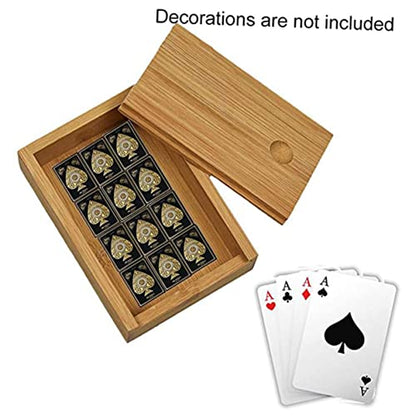 Chic Bamboo Pull-out Lid Storage Box for Jewelry Organization Retro Decorative Case for Home Office Stylish Desktop Decor