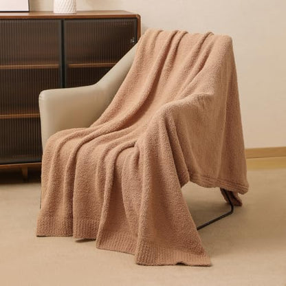 bearberry Super Soft Fluffy Throw Blanket Lightweight Cozy Warm Throw Blankets for Couch Bed Sofa All Season (Camel, 50”x60”) - color: Camel, size: Throw(50″x60″)