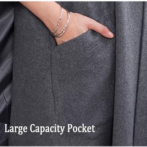 Meditation Cloak with Removable Zipper Hood Prayer Warm Robe Cozy Cape Poncho Women Men Oversize Coat - color: Blue, size: Large