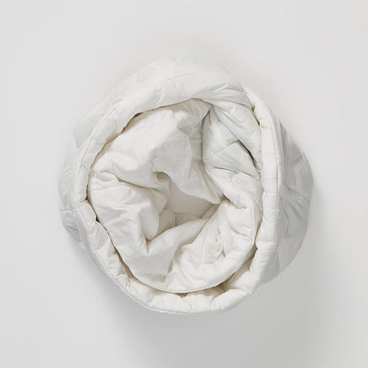 Weighted Infinity Scarf, 3 lb Sensory Shoulder Wrap for Everyday Comfort - color: White