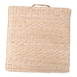 Ciieeo 1pc Handmade Straw Woven Cushion for Yoga Meditation Square Tatami Floor Mat Diameter Thick for Indoor Use and Creative