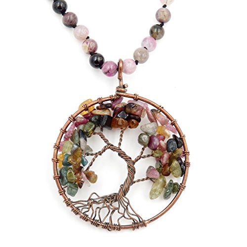 mala Beads Necklace for Women Man, mala Bracelet, Prayer Beads Necklace - color: tree of life mala