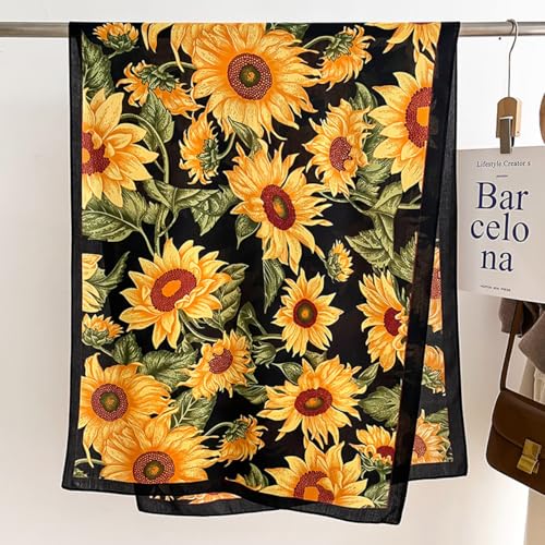 Women Scarf Neck Scarves Headscarf Fashion Scarves Long Lightweight Shawls for Women BA23 - color: Ba235