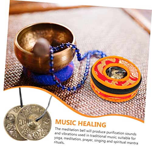 Unique Long Ringing Tone Handbell Meditation and Mindfulness Tool Buddhist Practice Religious Cymbal Bell