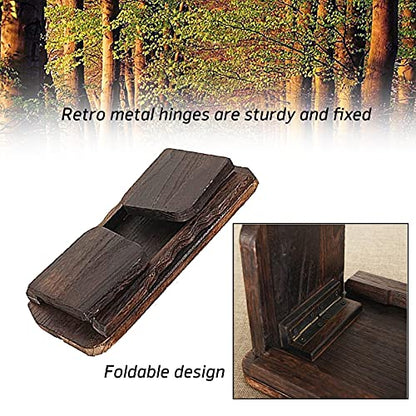 Corrosion Resistant Folding Meditation Bench, Contemporary Prayer Stool with Angled Legs for Extended Practice, for Yoga, Meditations, Prayer, Seiza, Kids