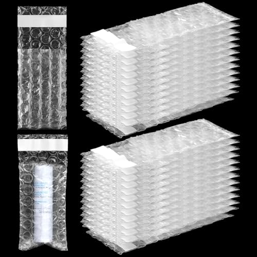 Frienda 300 Pcs Clear Self Sealing Bubble Cushion Bags Double Wall Bubble Pouch Bag Plastic Shockproof Protective Packing Bags for Small Business Moving Shipping Packaging Storage(2" X 3.15") - size: 2" X 3.15"