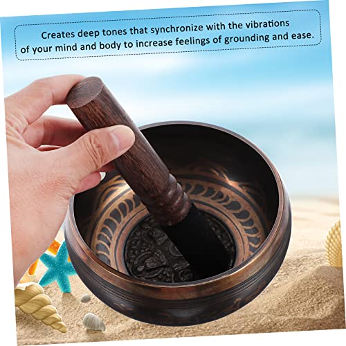 1set Nepal Bowl Meditation Meditation Bowl Sound Rod for Deep Relaxation