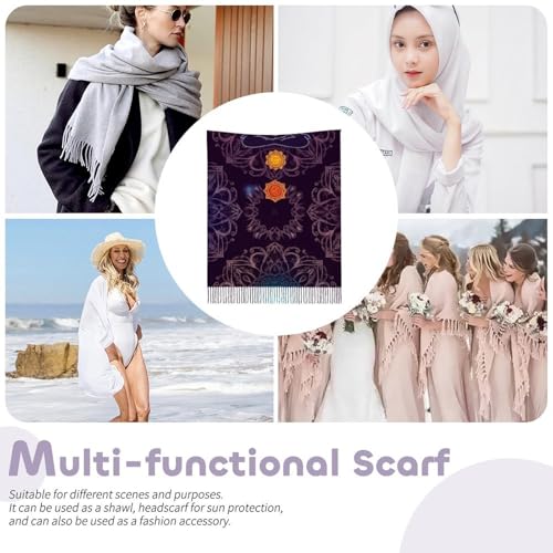 Fashion Scarves Soft Cashmere Feel Pashmina Wrap Shawl Ladies
