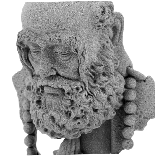 1pc Sleeping Buddha Statue Stone Outdoor Sculpture for Zen Garden Decor Compact Celestite Powder Figurine for Entryway and Meditation Spaces