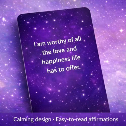 Affirmation Cards, Printed greeting cards, 54 Daily Positive Affirmation Cards for Self Love, Confidence & Mindfulness, Inspirational Motivation Deck with Gift Box for Stress Relief, Meditation & Self Care