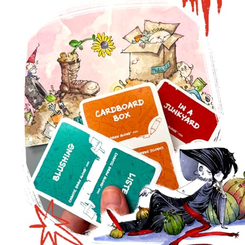 Booster Pack (20 Orange Subject Cards) – Blank Prompt Card Expansion Deck for Creative Drawing, Art Prompts, and DIY Ideas