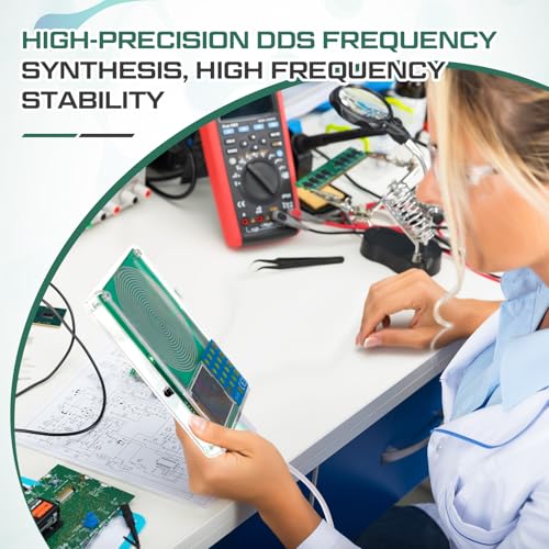 0.01 to 200000Hz Adjustable Schumann Resonance Generator Ultra Low Frequency Generator Resonator Sound Frequency Machine with USB and Acrylic Case for Sleep, Yoga, Meditation, Stress Relief