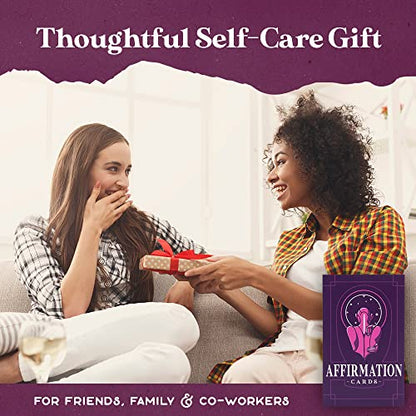 PURPLE CANYON Daily Affirmation Cards for Women and Men | Positive Affirmations for Mindfulness, Meditation, and Inspiration | Beautiful 52 Card Deck - style: Affirmation Cards