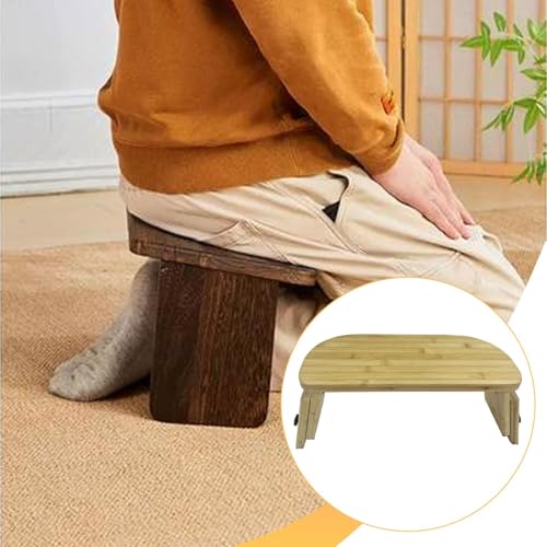 Meditation Bench Folding Prayer Bench for Teahouse Low Seat Men Women