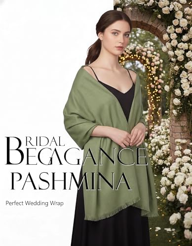 Shawl Wraps for Women Pashmina Shawls and Wraps for Evening Dresses Large Soft Scarf Winter Scarf Wedding Shawl… - color: Green