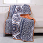 Greenland Home Fashions Medina Throw Blanket, Saffron, 50 x 60