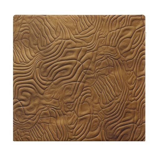 Golden Pattern Degrees of Comfort Meditation Floor Pillow, Square Large Pillows Seating for Adults, Tufted Corduroy Cushions for Outdoor Yoga Tatami Fireplace Living Room 15x15 Inch