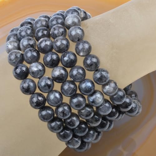 MASSIVE BEADS Handmade Yoga Stretch Elastic Bracelet Natural Stone Crystal Healing Power Energy Gifts for Unisex Adult 4mm 6mm 8mm 10mm